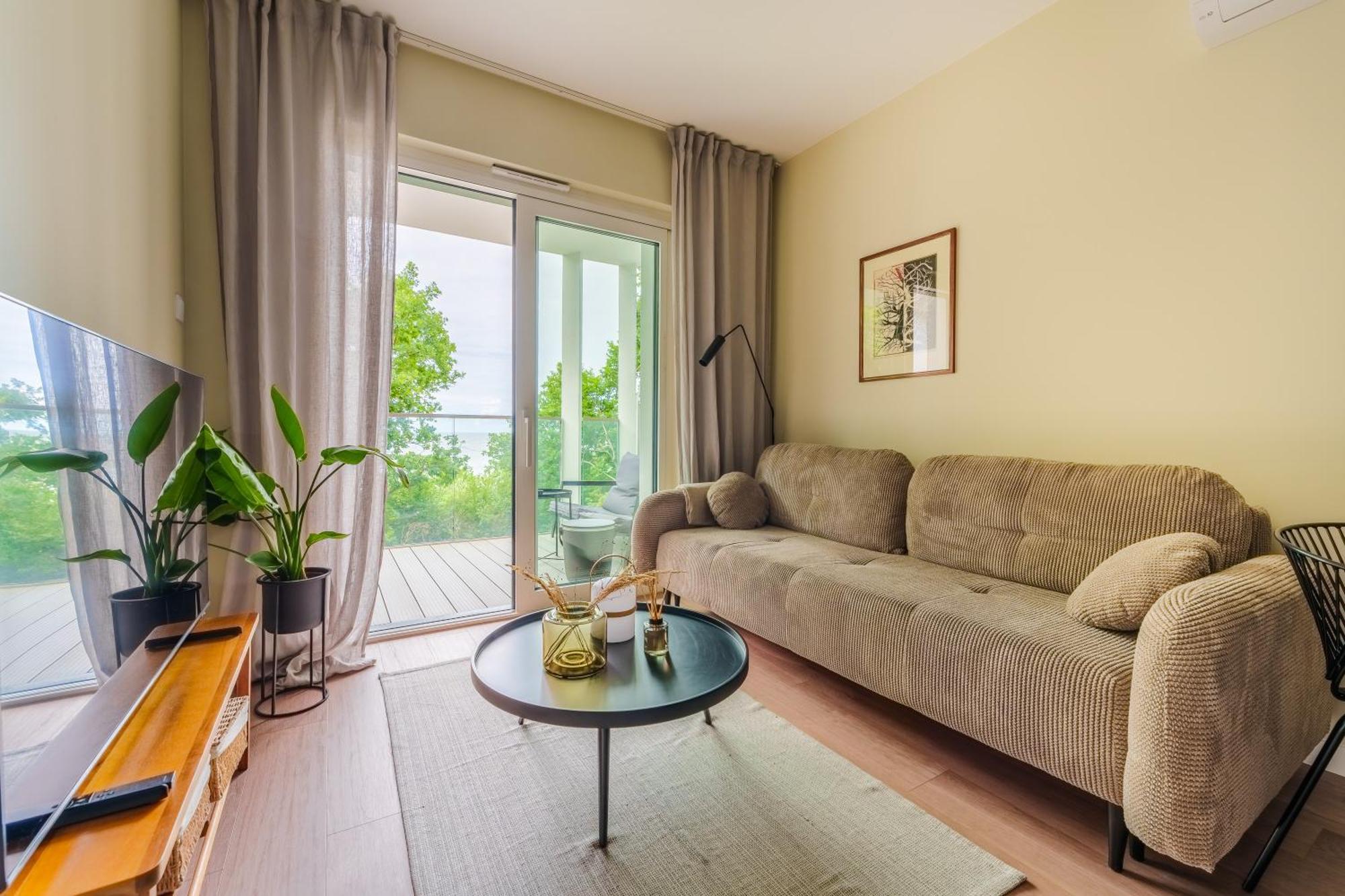 Apartament Z Widokiem Na Morze 120 By Perlowa Przystan Rent Sianozety Kültér fotó